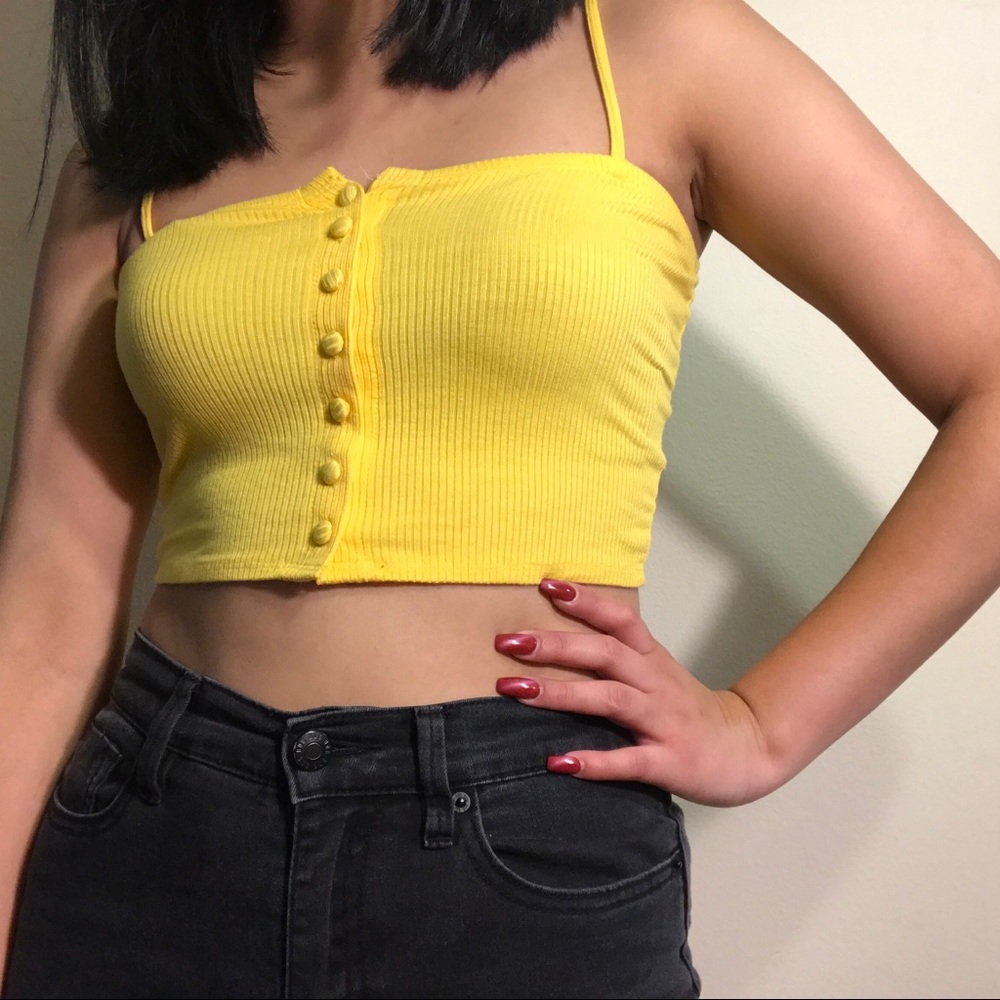 Forever 21 yellow crop too